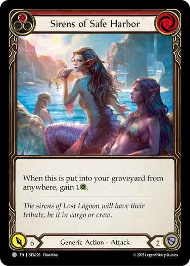 Sirens of Safe Harbor (Red) [SEA226] (High Seas)