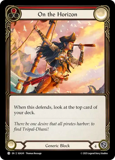 On the Horizon (Red) [SEA241] (High Seas)