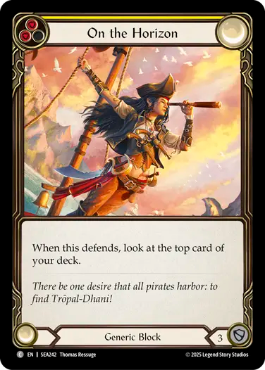 On the Horizon (Yellow) [SEA242] (High Seas)