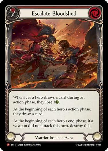 Escalate Bloodshed [SEA253] (High Seas) Rainbow Foil