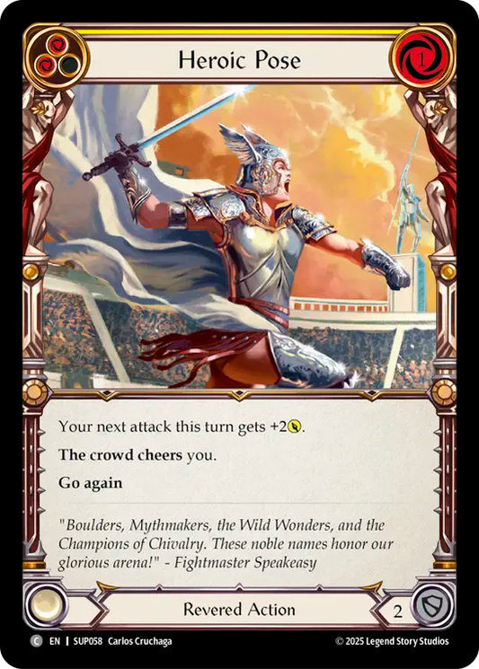 Heroic Pose (YELLOW) [SUP058] (Super Slam)