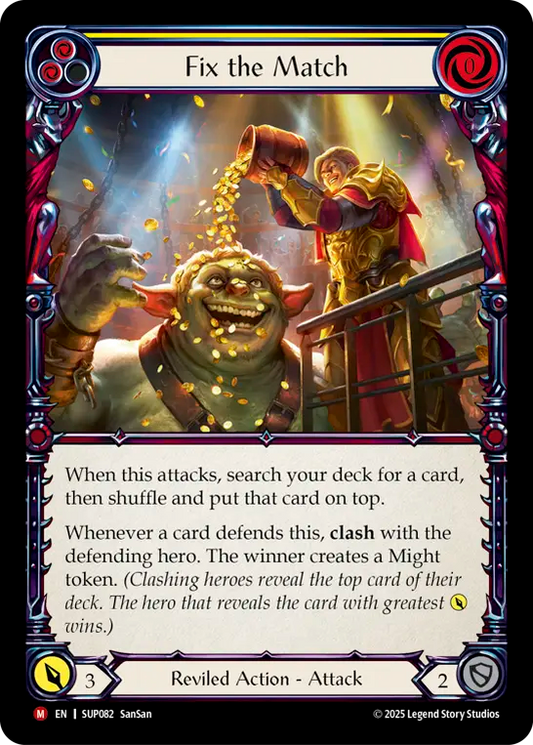 Fix the Match [SUP082] (Super Slam) Rainbow Foil