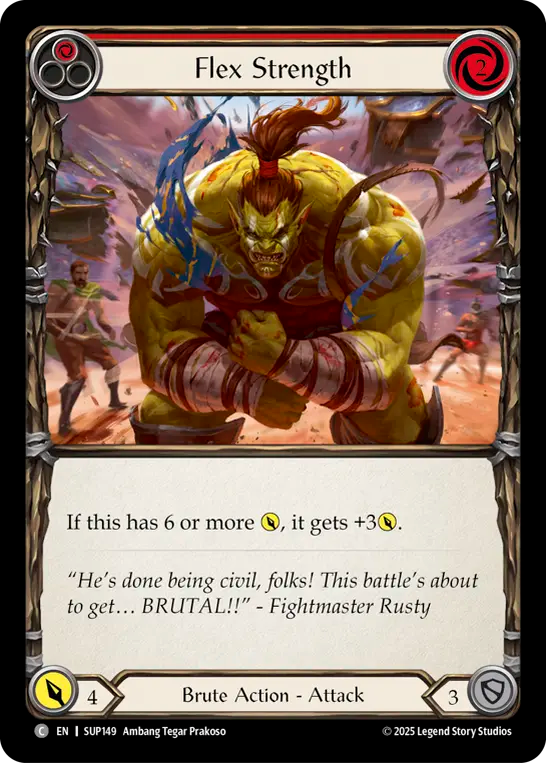 Flex Strength (RED) [SUP149] (Super Slam)