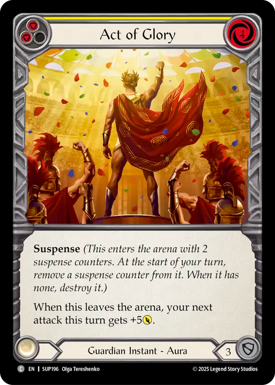 Act of Glory (YELLOW) [SUP196] (Super Slam)