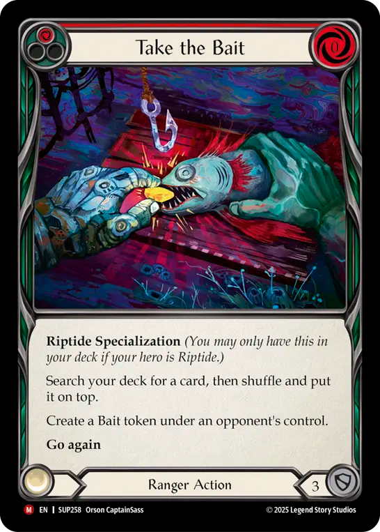 Take the Bait [SUP258] (Super Slam) Rainbow Foil