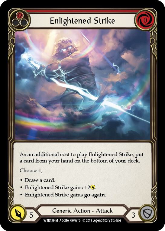 Enlightened Strike [WTR159] (Welcome to Rathe) Rainbow Foil