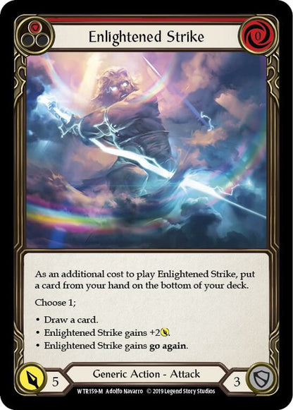 Enlightened Strike [WTR159] (Welcome to Rathe) Rainbow Foil